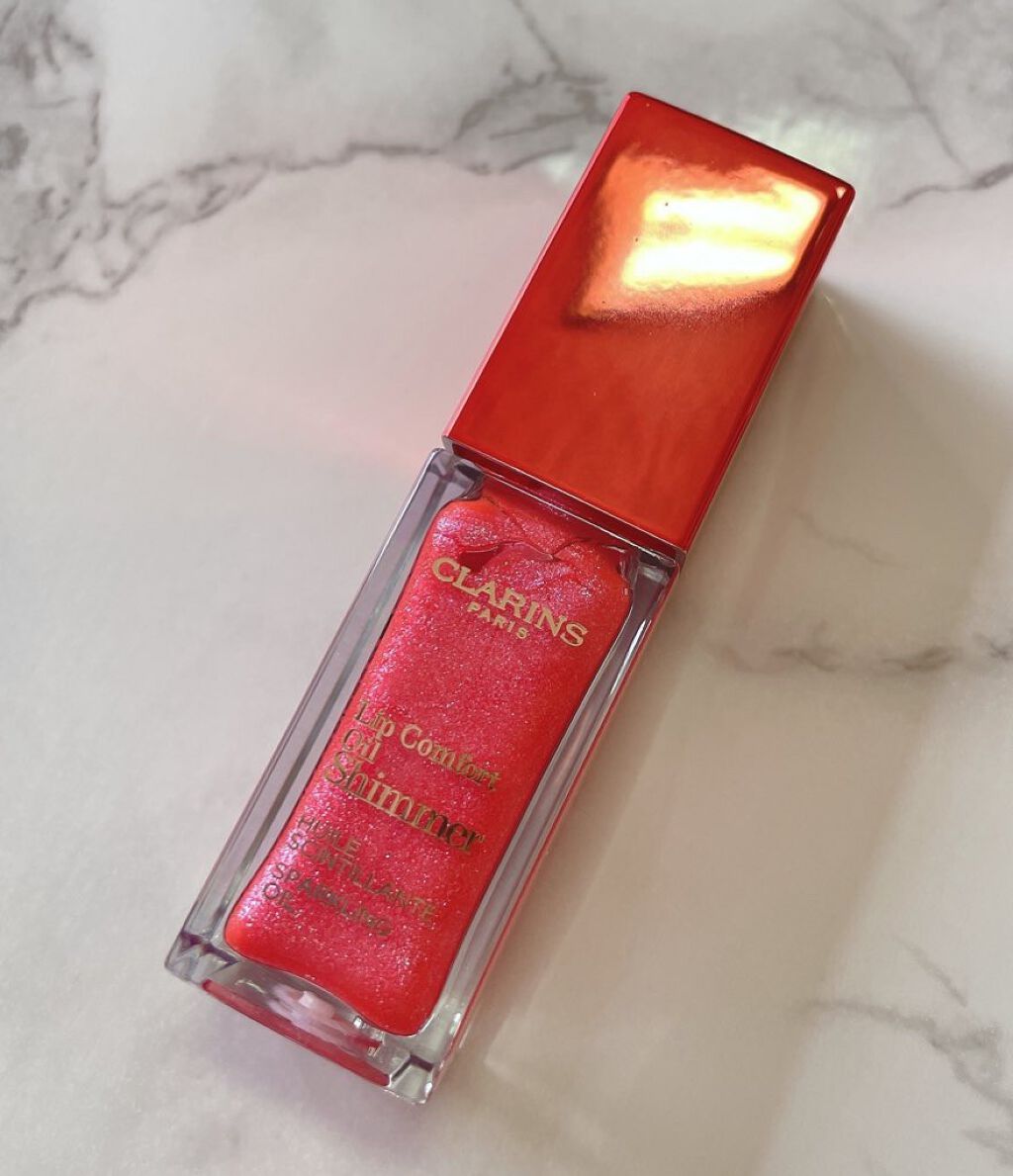 コンフォート リップオイル シマー/CLARINS/リップグロスを使ったクチコミ(1枚目)