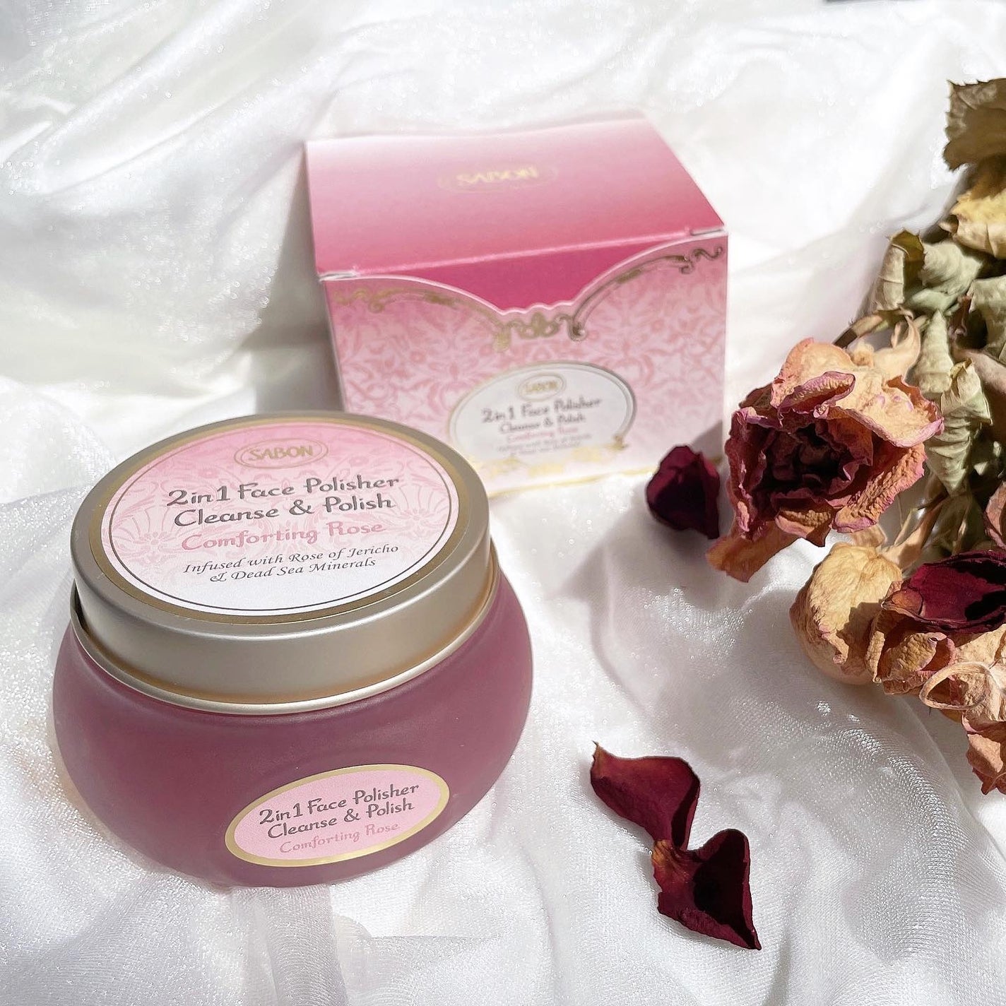 フェイスポリッシャー コンフォーティング・ローズ/SABON/スクラブ・ゴマージュを使ったクチコミ(1枚目)