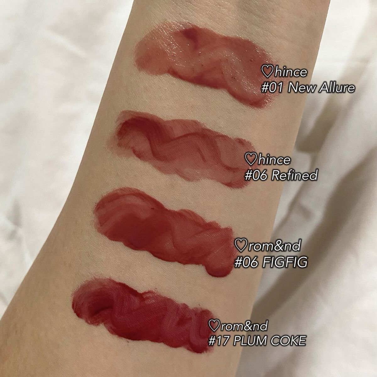 ジューシーラスティングティント/rom&nd/リップティントを使ったクチコミ（1枚目）