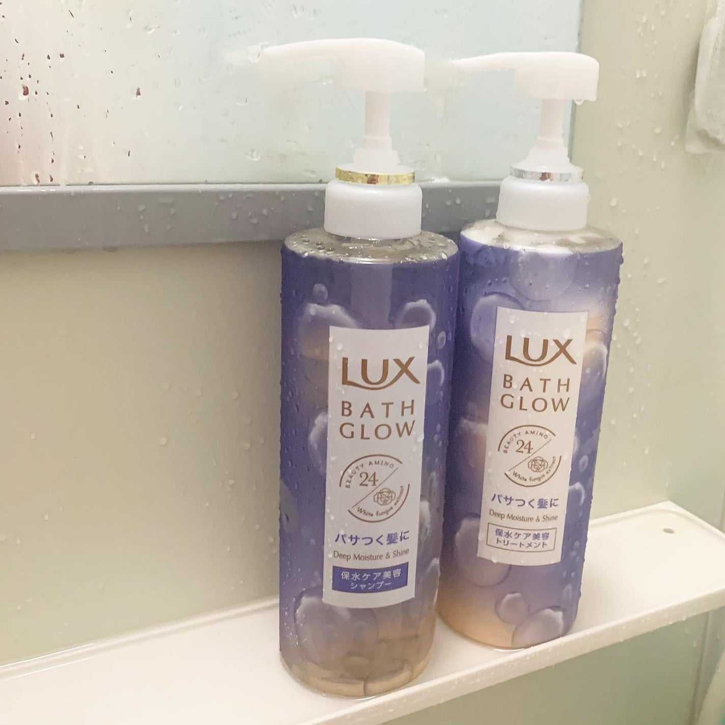 バスグロウ ディープモイスチャー&シャイン シャンプー/トリートメント/LUX/市販シャンプーを使ったクチコミ(4枚目)