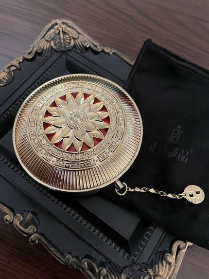 ZEESEAx正宮御品 「盛唐酔夢」シリーズ 丹酔金箔 牡丹チークシャッドパレット/ZEESEA/パウダーチークを使ったクチコミ(3枚目)