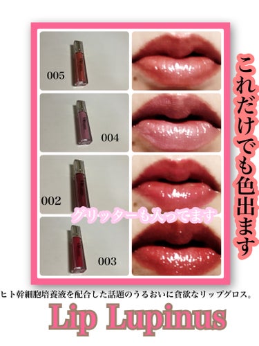 Lip Lupinus 004 グリッターベビーピンク/Lip Lupinus/リップグロスを使ったクチコミ（1枚目）