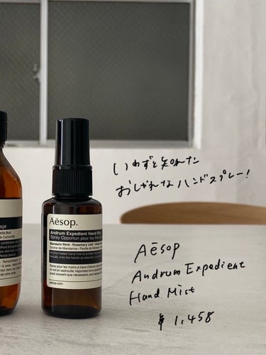 レスレクション エクスペディエント ハンドミスト/Aesop/ハンドクリームを使ったクチコミ（2枚目）