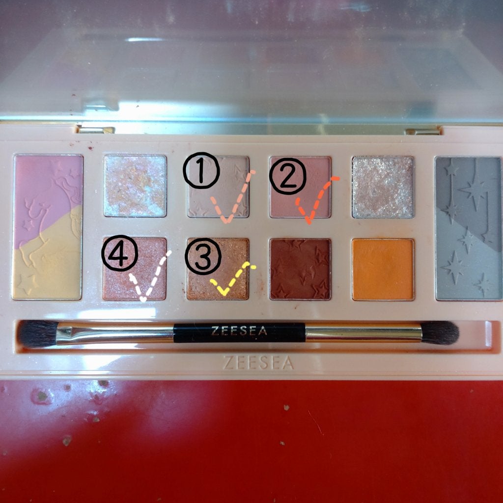 ZEESEA「ファンタジーパーク」12色アイシャドウパレット/ZEESEA/アイシャドウパレットを使ったクチコミ(2枚目)