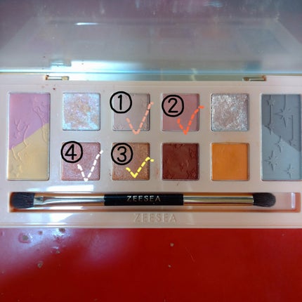 ZEESEA「ファンタジーパーク」12色アイシャドウパレット/ZEESEA/アイシャドウパレットを使ったクチコミ(2枚目)