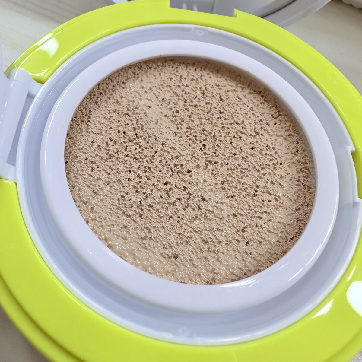 CICA GREEN DERMA The cushion covers skin with soothing effect/ネイチャーリパブリック/クッションファンデーションを使ったクチコミ（3枚目）