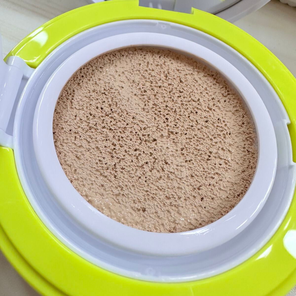 CICA GREEN DERMA The cushion covers skin with soothing effect/ネイチャーリパブリック/クッションファンデーションを使ったクチコミ(3枚目)