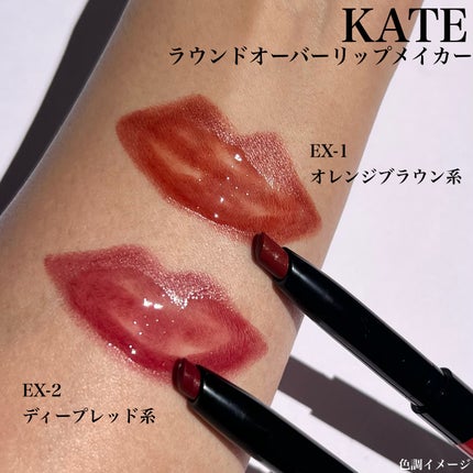 ラウンドオーバーリップメイカー/KATE/リップグロスを使ったクチコミ(5枚目)