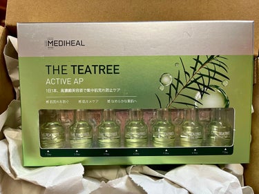 LIPSのプレゼント企画でメディヒールのTHE TEATREE ACTIVE APを貰いました🥳


みんな大好きメディヒールのアンプルで1日1本使うタイプで高濃縮美容液で集中肌荒れ防止ケアが出来るもの