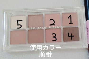 AC 8カラーアイパレット/AC MAKEUP/アイシャドウパレットを使ったクチコミ（3枚目）