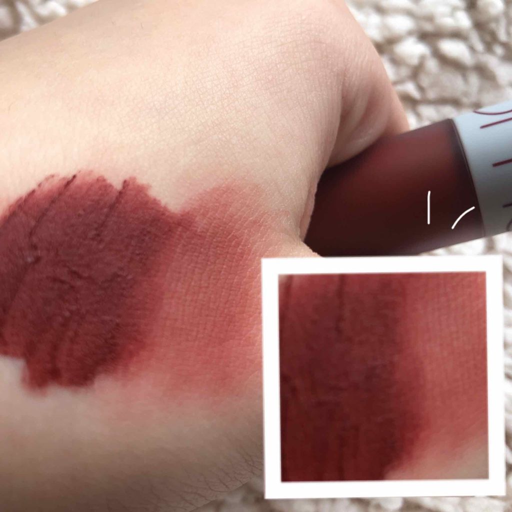 ゼロベルベットティント/rom&nd/リップティントを使ったクチコミ（3枚目）