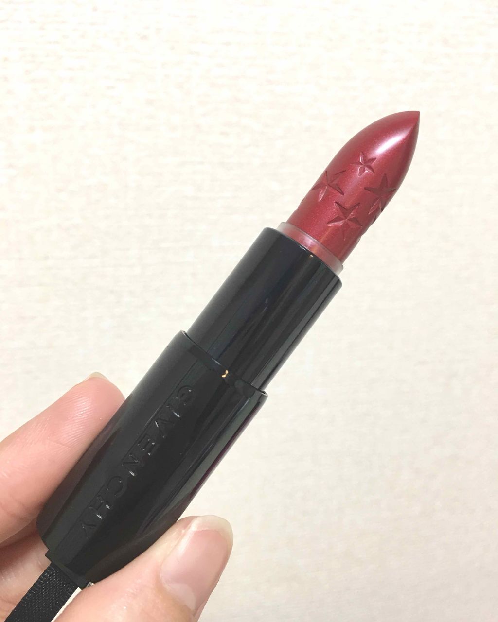 ルージュ・アンテルディ No.26 ミッドナイト・レッド/GIVENCHY/口紅を使ったクチコミ（2枚目）
