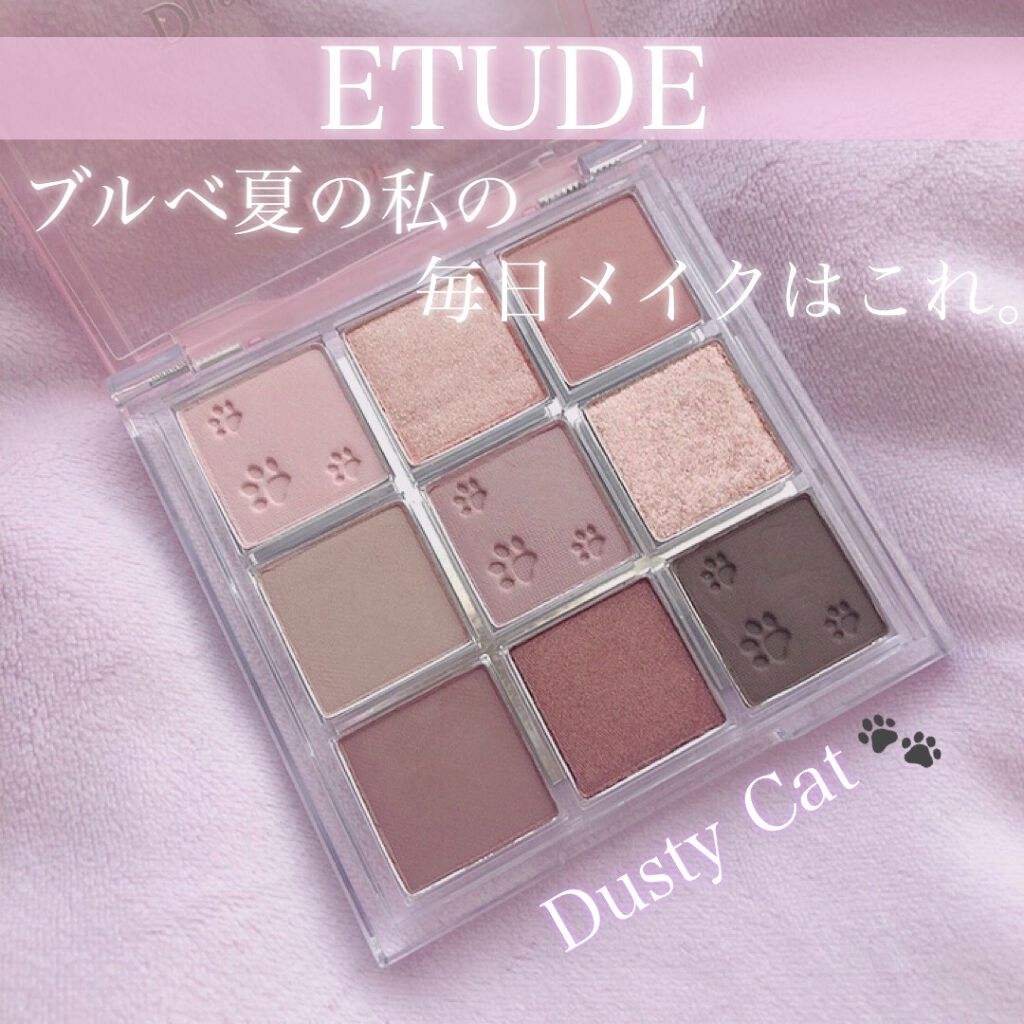 プレイカラーアイズ ダスティキャット/ETUDE/アイシャドウパレットを使ったクチコミ（1枚目）