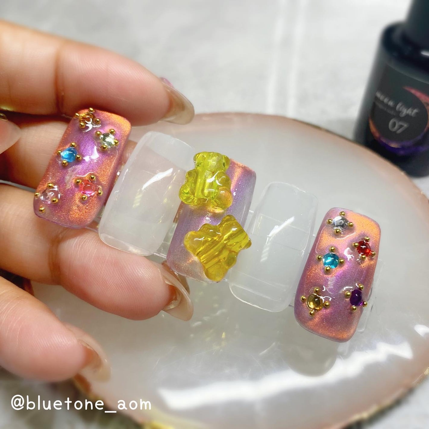 ジェルネイル(ライト対応)/セリア/ジェルネイルを使ったクチコミ(9枚目)