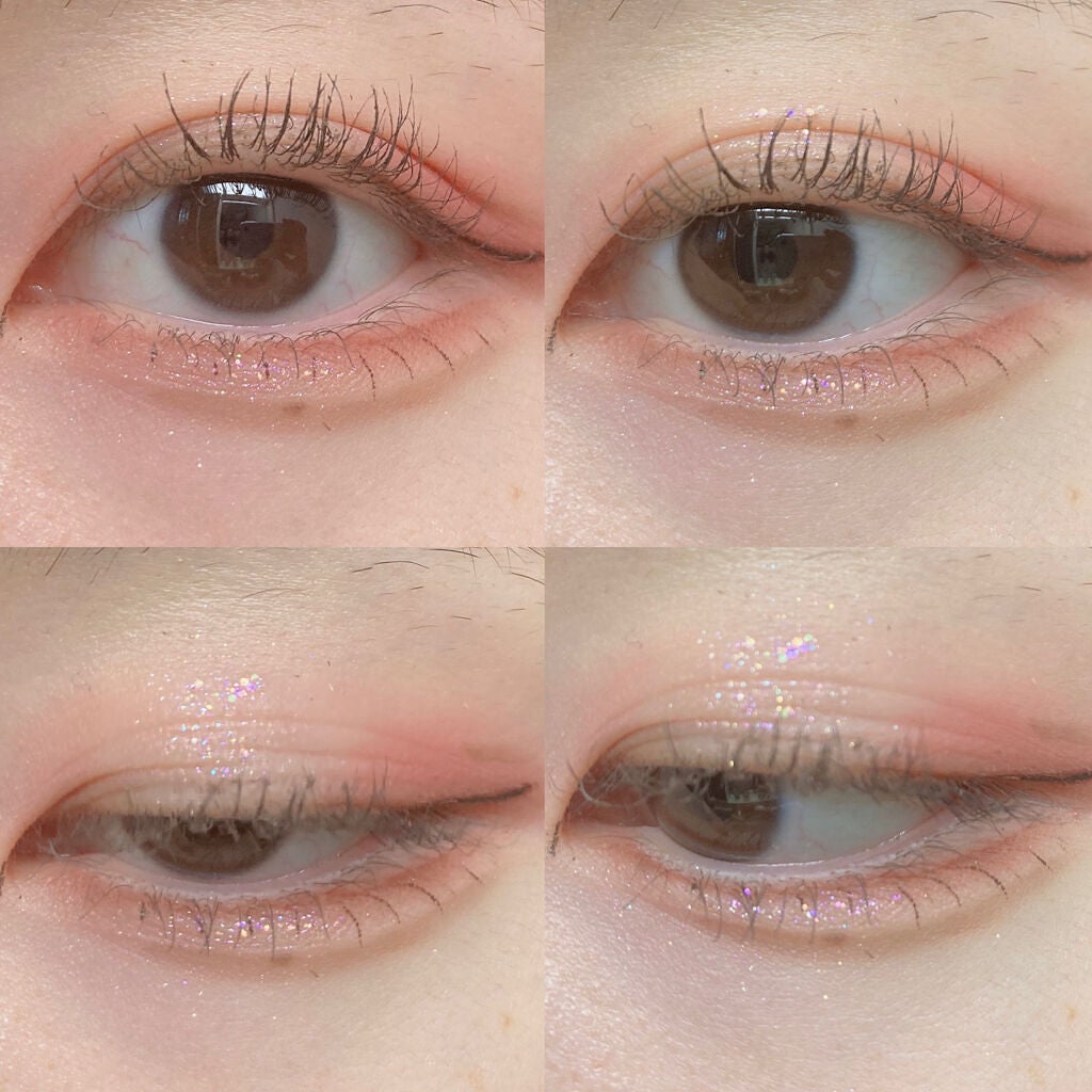 リキッド グリッター シャドウ/rom&nd/グリッターを使ったクチコミ(4枚目)