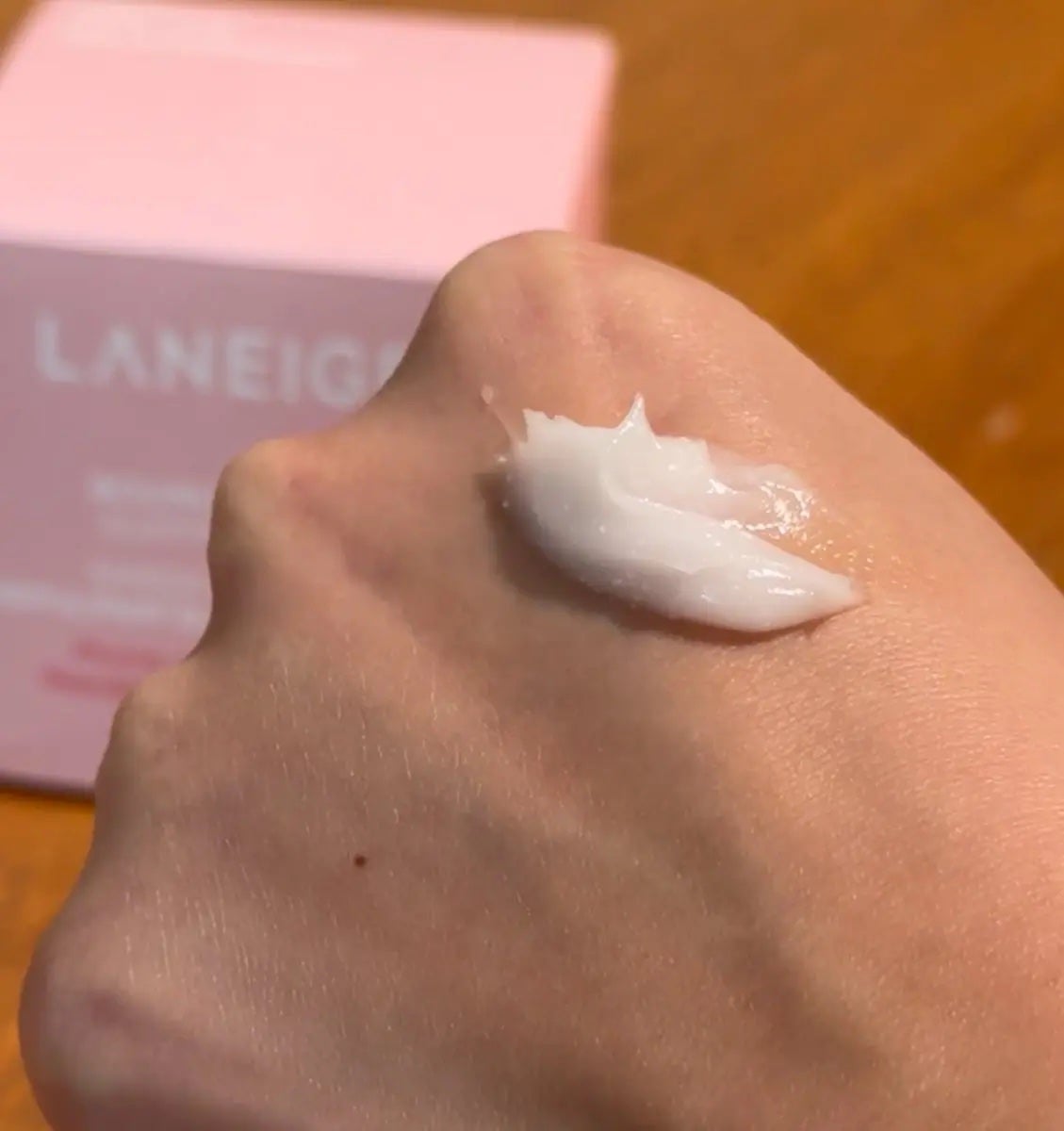 バウンシースリーピングマスク/LANEIGE/フェイスクリームを使ったクチコミ(3枚目)