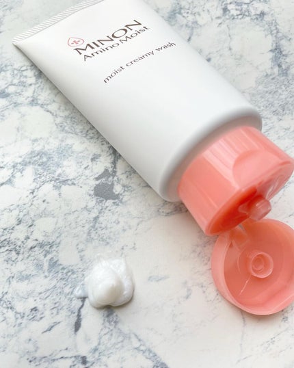 アミノモイスト モイストクリーミィ ウォッシュ/ミノン/洗顔フォームを使ったクチコミ(2枚目)