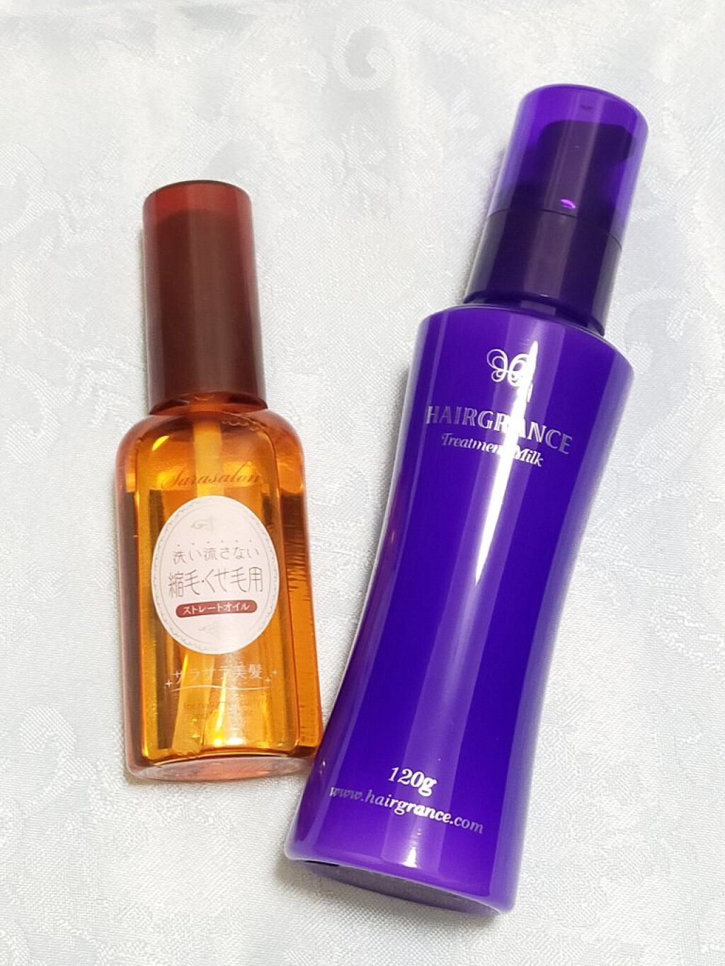 ストレートオイル(縮毛・くせ毛用)/スリーク by サラサロン/ヘアオイルを使ったクチコミ(2枚目)