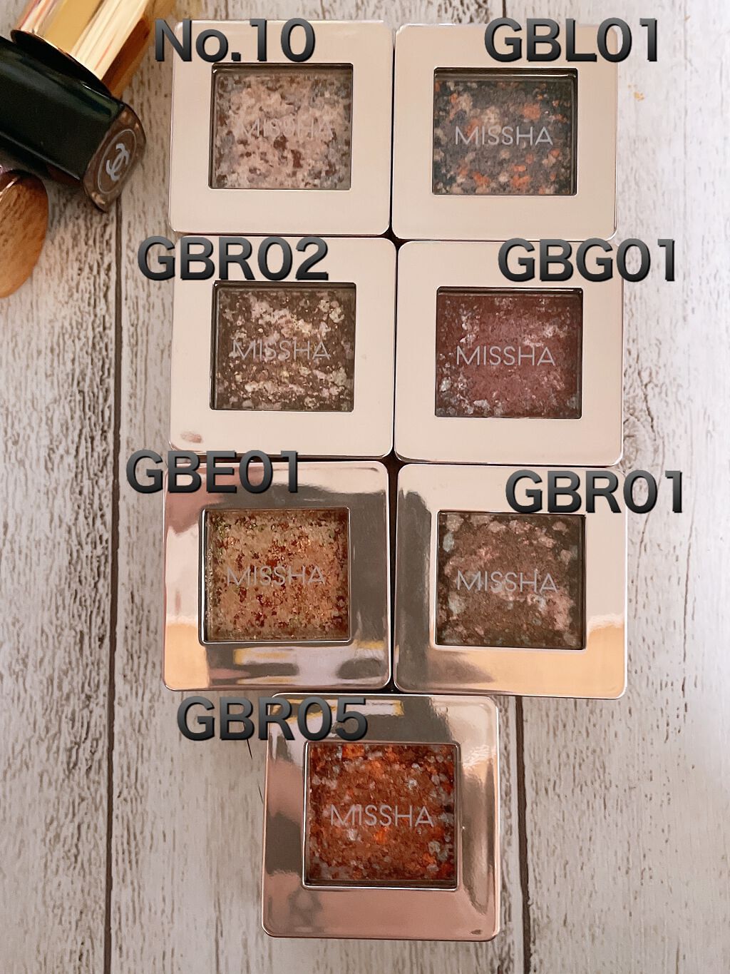 グリッタープリズム シャドウ/MISSHA/グリッターを使ったクチコミ（2枚目）