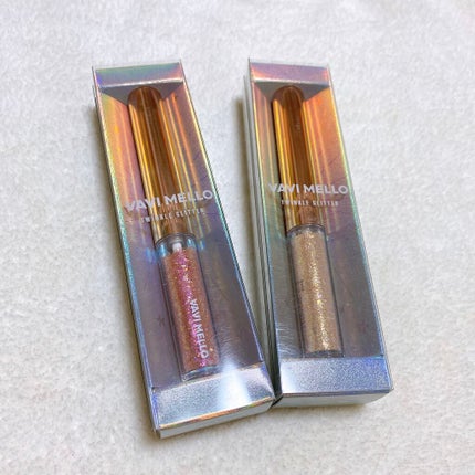 トゥインクルグリッター 06 シャンパーニュスター(グリッターパールタイプ) /VAVI MELLO/グリッターを使ったクチコミ(1枚目)