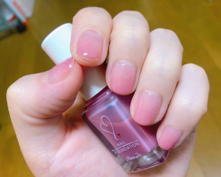 ネイルファンデーション/パラドゥ/マニキュアを使ったクチコミ(1枚目)