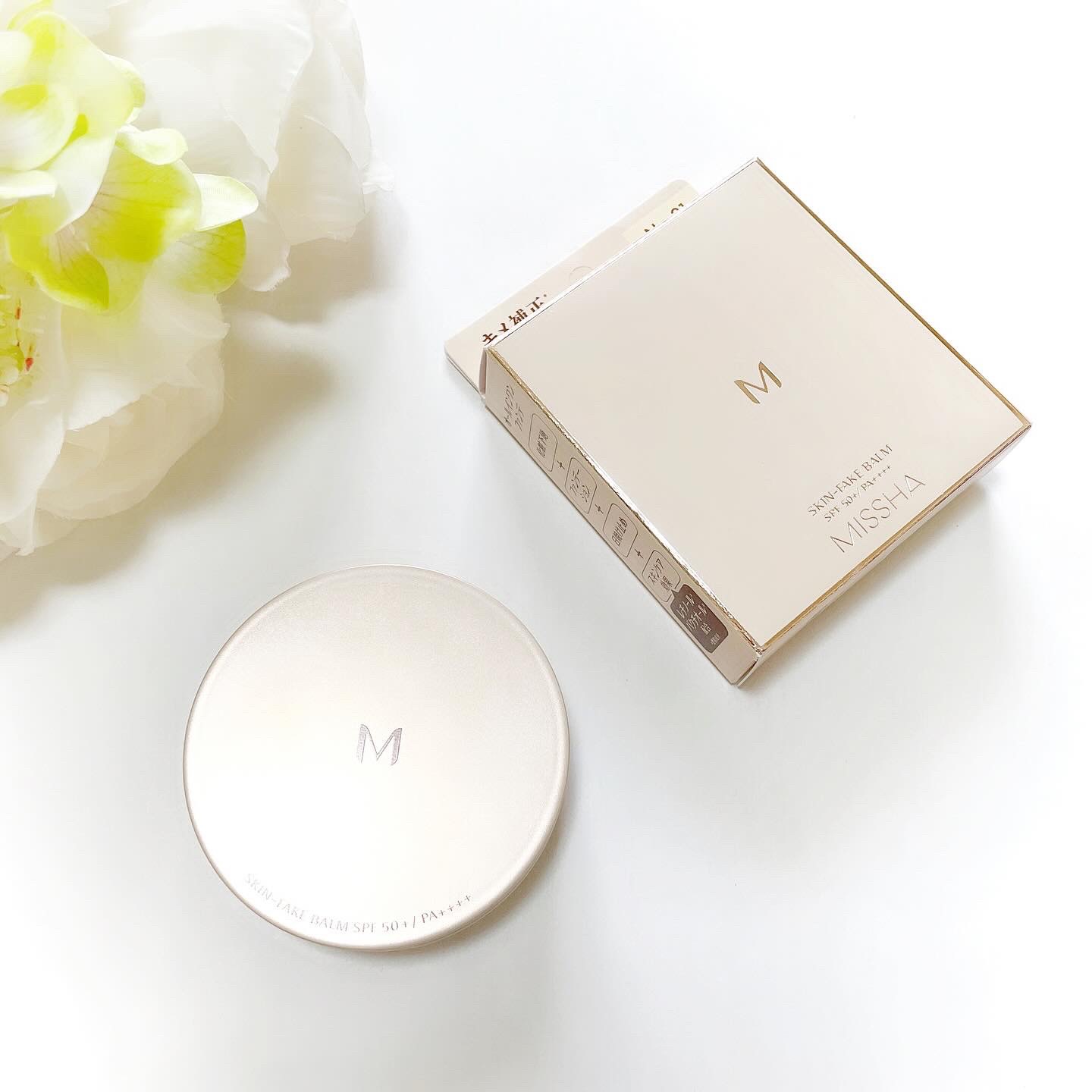 ミシャ M スキンフェイクバーム/MISSHA/クリーム・エマルジョンファンデーションを使ったクチコミ（1枚目）