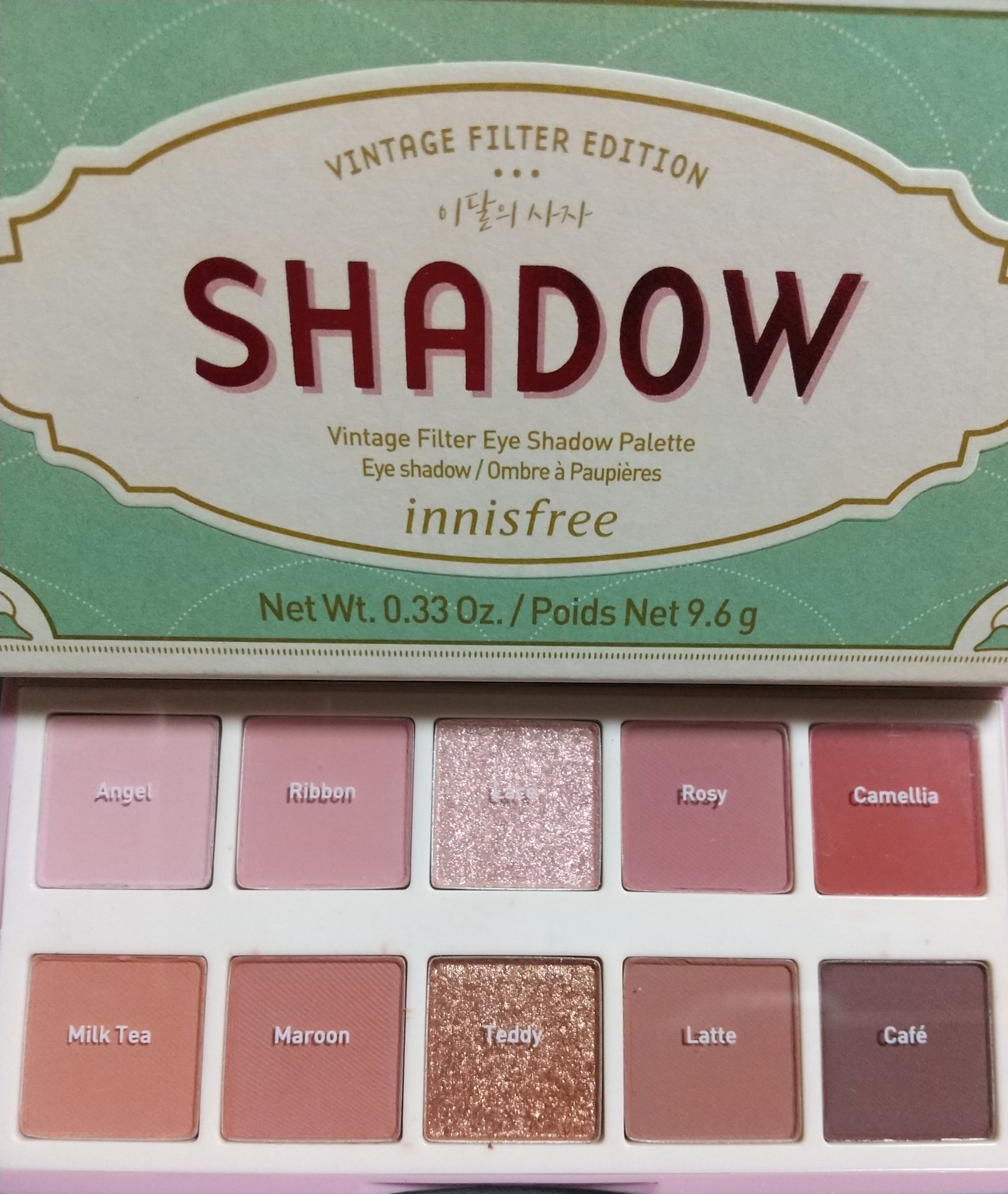 ヴィンテージ フィルター アイシャドウ パレット Vintage Filter Edition/innisfree/アイシャドウパレットを使ったクチコミ（2枚目）