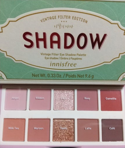 ヴィンテージ フィルター アイシャドウ パレット Vintage Filter Edition/innisfree/アイシャドウパレットを使ったクチコミ(2枚目)