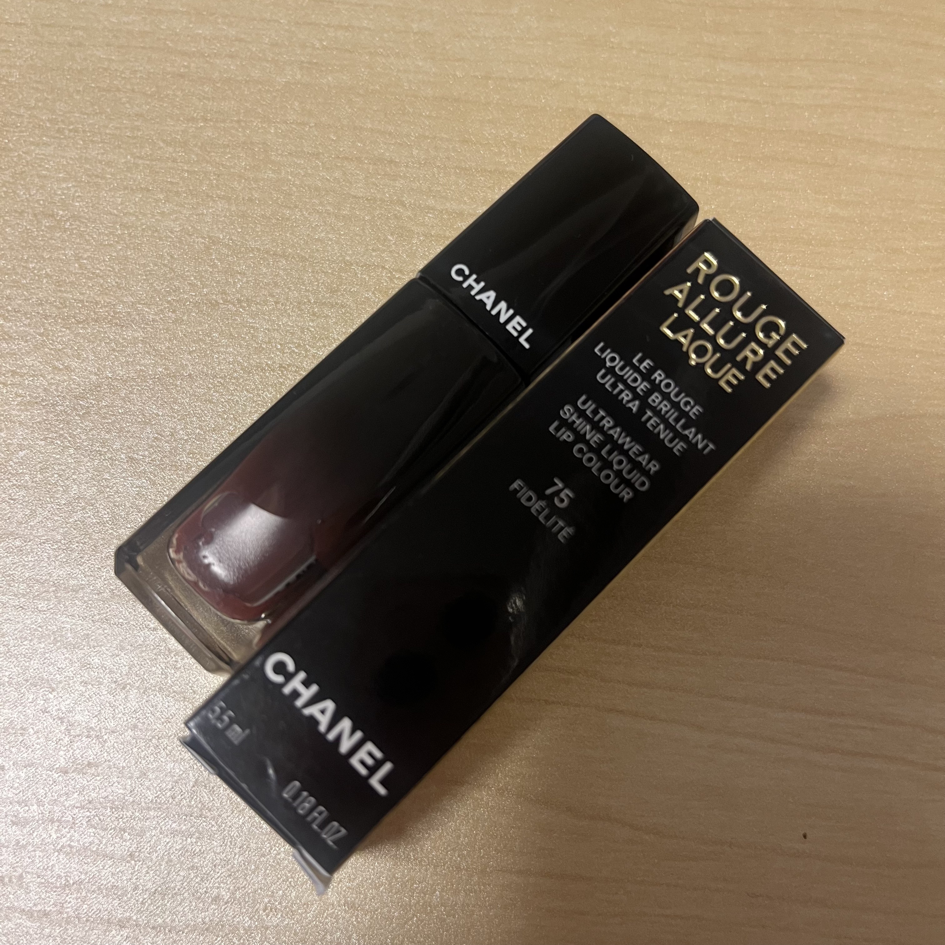 ルージュ アリュール ラック 75 フィデリテ/CHANEL/口紅を使ったクチコミ（1枚目）