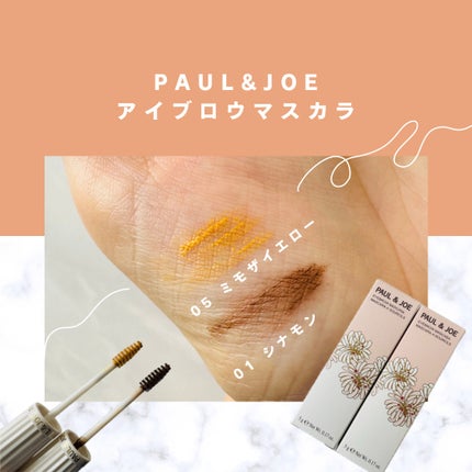 アイブロウ マスカラ/PAUL & JOE BEAUTE/眉マスカラを使ったクチコミ(2枚目)