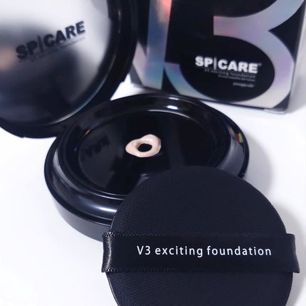 V3 エキサイティングファンデーション/SPICARE/クッションファンデーションを使ったクチコミ(1枚目)