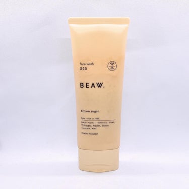 BEAW. フェイスウォッシュ045のクチコミ「BEAW.のフェイスウォッシュ045を使用しました😊
和漢成分の組み合わせから、一人ひとりの肌.....」（1枚目）