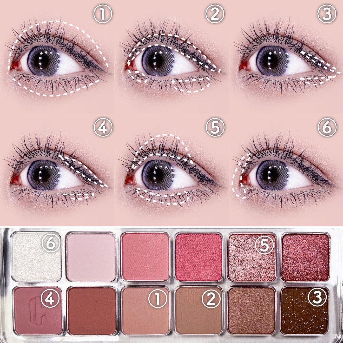 プロ アイ パレット エアー/CLIO/アイシャドウパレットを使ったクチコミ(7枚目)