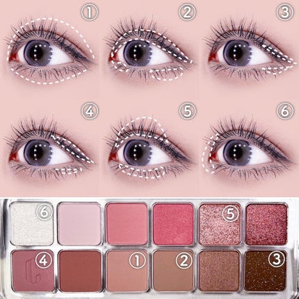 プロ アイ パレット エアー/CLIO/アイシャドウパレットを使ったクチコミ(7枚目)