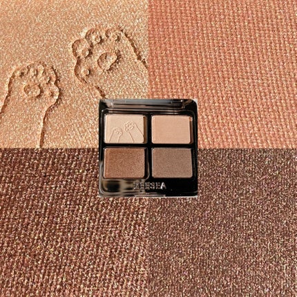 アニマルアイシャドウ(4シェード) 06 平凡な愛/ZEESEA/アイシャドウパレットを使ったクチコミ(3枚目)