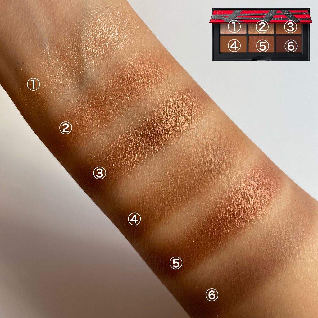 アンラップド ミニアイシャドーパレット LAGUNA /NARS/アイシャドウパレットを使ったクチコミ(3枚目)