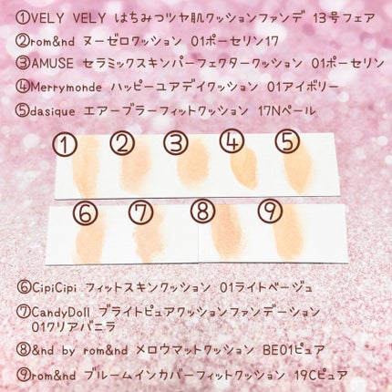 ハッピーユアデイクッション/Merrymonde/クッションファンデーションを使ったクチコミ(3枚目)