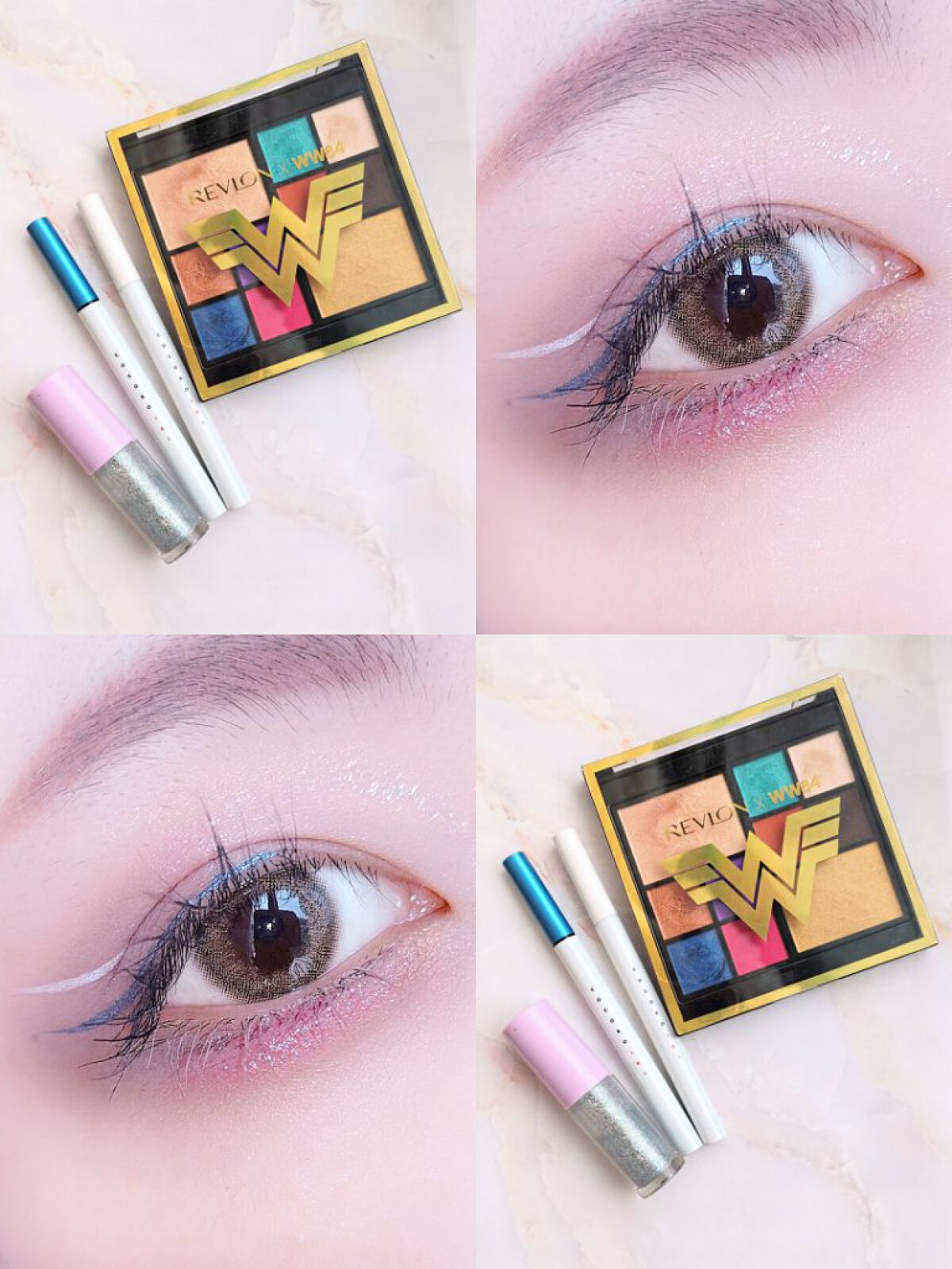 ザ ワンダー ウーマン 1984 フェイス ＆ アイ パレット/REVLON/アイシャドウパレットを使ったクチコミ（1枚目）