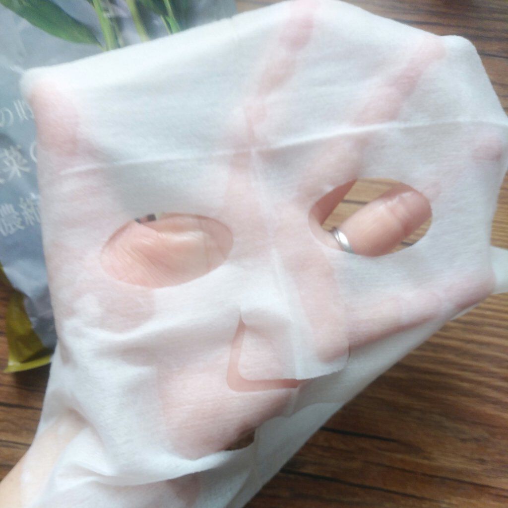 美肌の貯蔵庫 根菜の濃縮マスク 安納いも/＠cosme nippon/シートマスク・パックを使ったクチコミ（2枚目）