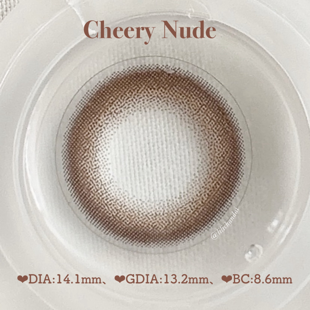 Cheritta 1day チアリーヌード(Cheery Nude)/Cheritta/ワンデー（１DAY）カラコンを使ったクチコミ（3枚目）