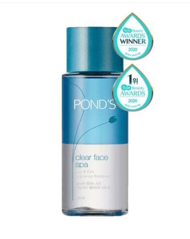 Clear Face Spa Lip & Eye Make-up Remover/POND'S/ポイントメイクリムーバーを使ったクチコミ（1枚目）