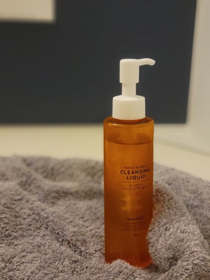 ナノバブルクレンジングリキッド/morefull /オイルクレンジングを使ったクチコミ(1枚目)