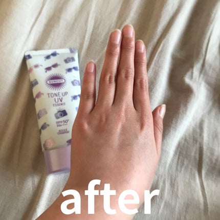 トーンアップUV エッセンス/サンカット®/日焼け止めローションを使ったクチコミ(6枚目)