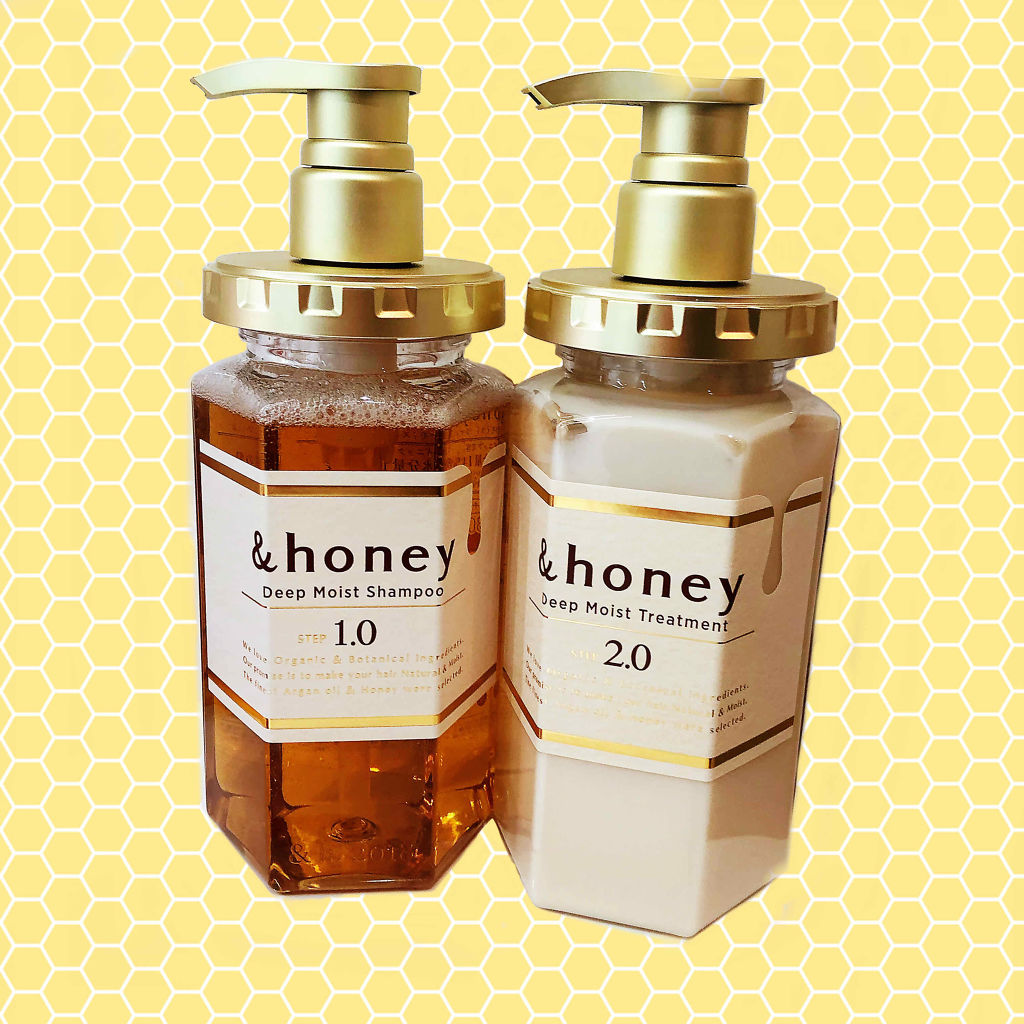 ディープモイスト シャンプー1.0／ヘアトリートメント2.0/&honey/市販シャンプーを使ったクチコミ（2枚目）