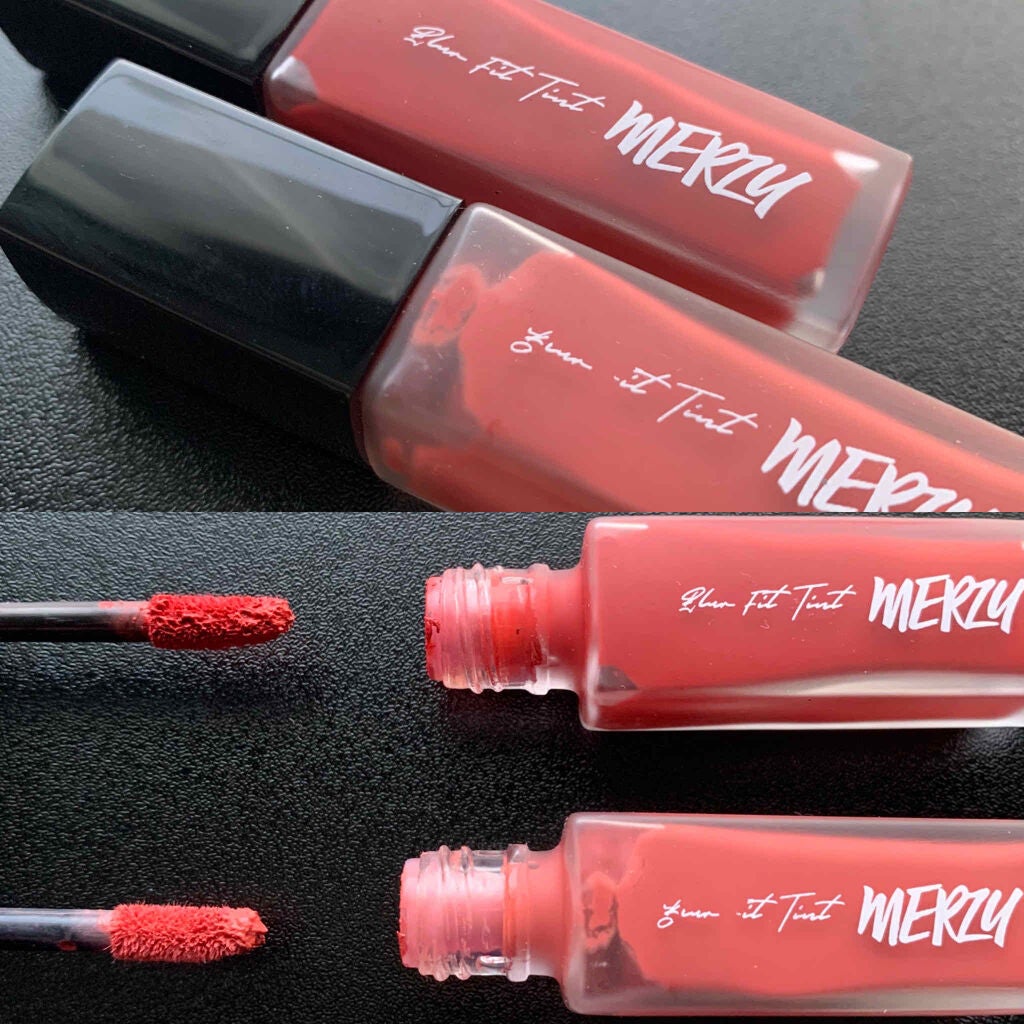 ブラー フィット ティント/MERZY/リップティントを使ったクチコミ(2枚目)