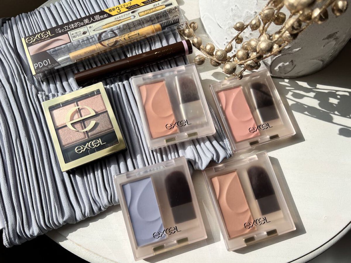グリームオンフィットシャドウ/excel/スティックアイシャドウを使ったクチコミ（1枚目）