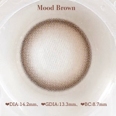 Moodnight 1day ムードブラウン/OLENS/カラーコンタクトレンズを使ったクチコミ（3枚目）