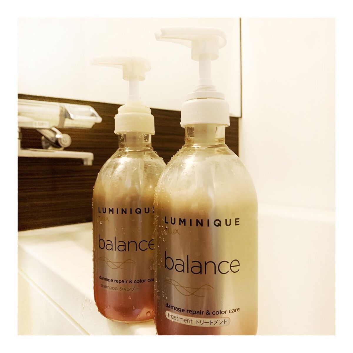 ルミニーク バランス ダメージリペア＆カラーケア シャンプー/トリートメント/LUX/市販シャンプーを使ったクチコミ（2枚目）