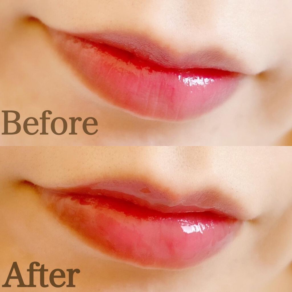 プランプ&フィックスリップコート/メイクハック/リップグロスを使ったクチコミ（2枚目）