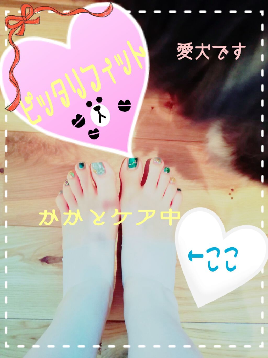 シリコーンかかとパック/DAISO/その他スキンケアグッズを使ったクチコミ（1枚目）